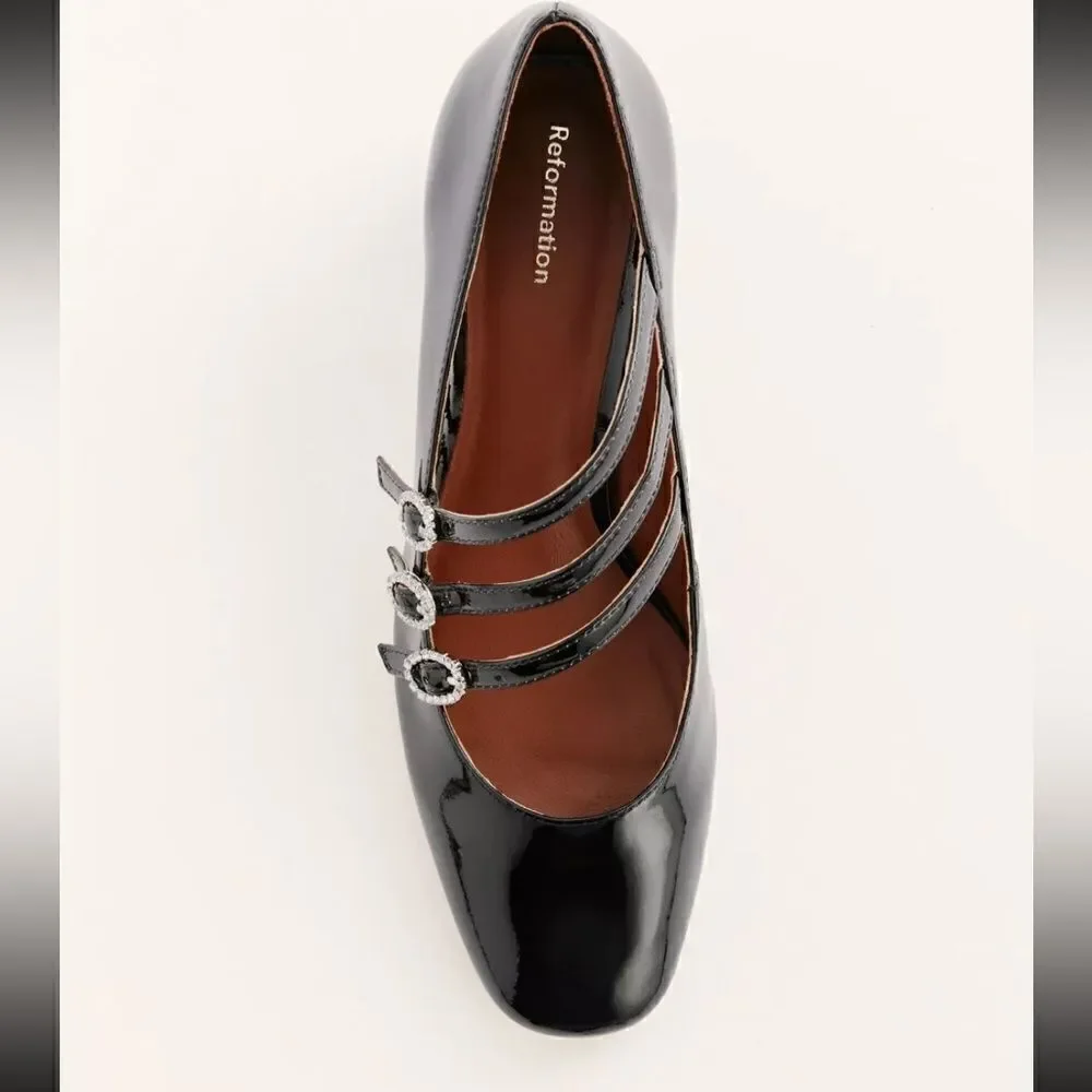 NEW REFORMATION MIMI BUCKLE PUMP - Picture 3 of 3